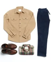 Weatherproof Vintage Mens Unlined Shirt Jacket Antique Like Flannel Shirt Cargo Pants Collection