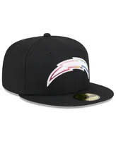 Men's New Era Black Los Angeles Chargers 2023 Nfl Crucial Catch 59FIFTY Fitted Hat