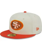 Men's New Era Cream, Scarlet San Francisco 49ers City Icon 59FIFTY Fitted Hat