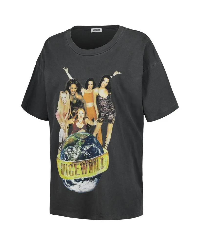 Women's Daydreamer Black Spice Girls Spiceworld Graphic T-shirt