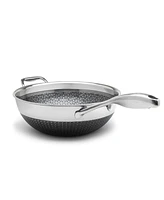Livwell DiamondClad Stainless Steel Aluminum Core 12" Hybrid Wok