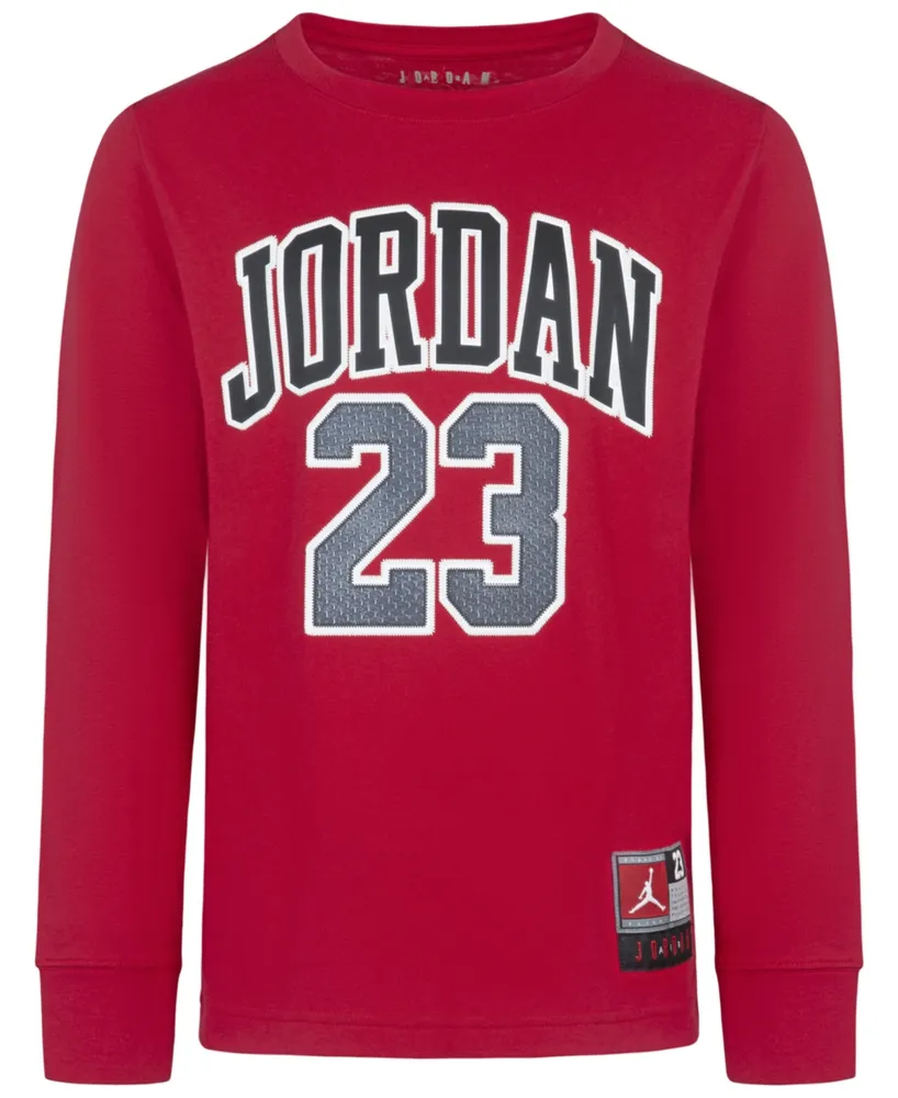 Jordan Big Boys Practice Flight Long Sleeve T-shirt