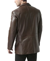 Bgsd Men Two-Button Leather Blazer