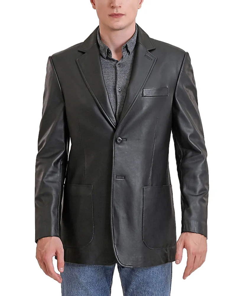 Bgsd Men Kai Two-Button Leather Blazer