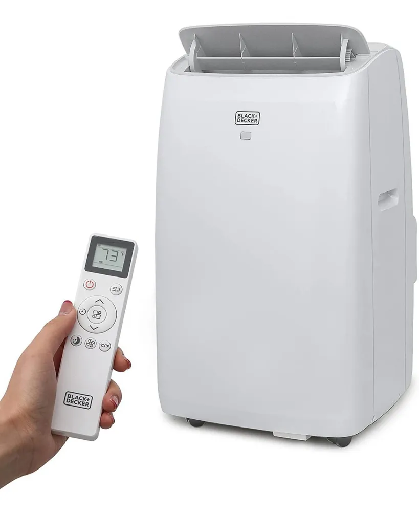 BLACK+DECKER 10,000 BTU Portable Air Conditioner with Remote Control, White