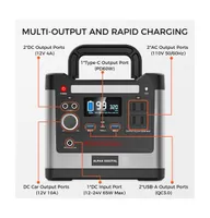 Alpha Digital 320W Portable Power Station- 298Wh/93120mAh, 8x Outputs: Ac/12V Dc/Usb