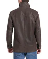 Bgsd Men Austin Distressed Leather Hipster Jacket