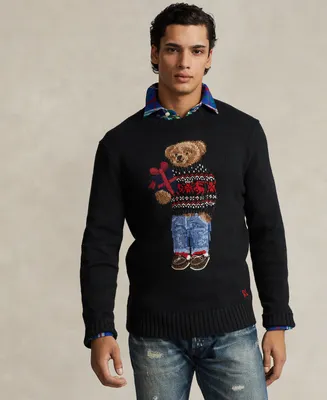 Polo Ralph Lauren Men's Polo Bear Cotton-Cashmere Sweater