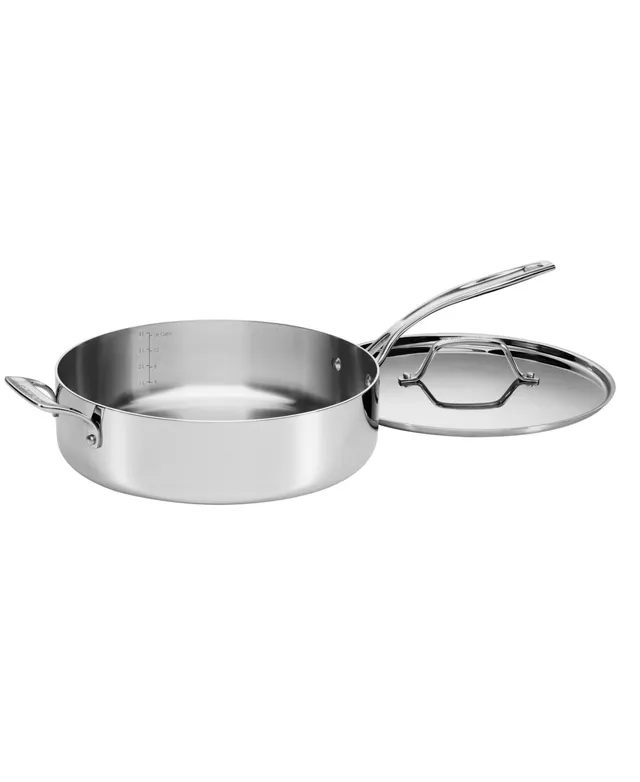 Cuisinart Custom-Clad 5-Ply Stainless Steel Fry Pan Set