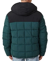 Cotton On Men's Mother Puffer Hooded Jacket