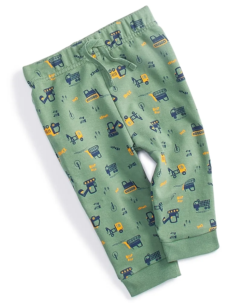 First Impressions Toddler Boys Trucks Jogger Pants, Created for Macy's