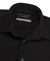 Report Collection Men's Slim-Fit Solid Woven Shirt