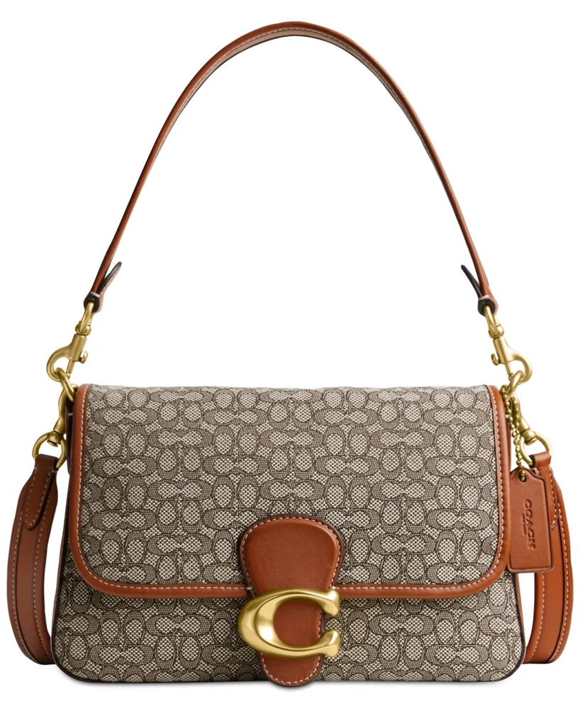 COACH Coated Canvas Signature Tabby Shoulder Bag 26 Refresh