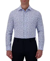 Report Collection Men's Slim-Fit Floral-Print Shirt