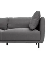 Armen Living Serenity 79" Polyester with Metal Legs Sofa