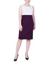 Ny Collection Petite Two Piece Jacket and Dress Set