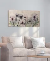 Empire Art Direct "Wild Flowers" Fine Radiographic Photography Hi Definition Giclee Printed Directly on Hand Finished Ash Wood Wall Art, 24" x 48" x 1