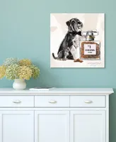 Empire Art Direct "Schnauze" Unframed Free Floating Tempered Glass Panel Graphic Dog Wall Art Print 20" x 20", 20" x 20" x 0.2" - Multi