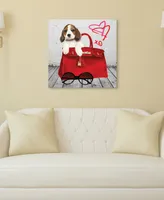 Empire Art Direct "Beagle" Unframed Free Floating Tempered Glass Panel Graphic Dog Wall Art Print 20" x 20", 20" x 20" x 0.2" - Multi