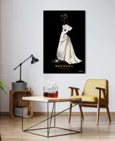 Empire Art Direct "B Fashion White Look" Frameless Free Floating Reverse Printed Tempered Glass Wall Art, 48" x 32" x 0.2"