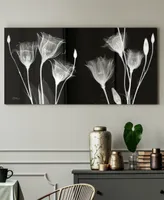 Empire Art Direct "Gentian X-Ray" Frameless Free Floating Tempered Glass Panel Graphic Wall Art, 24" x 48" x 0.2"