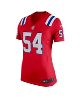 Women's Nike Tedy Bruschi Red New England Patriots Retired Game Jersey
