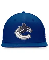 Men's Fanatics Blue Vancouver Canucks Core Primary Logo Fitted Hat