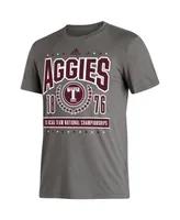 Men's adidas Heather Charcoal Texas A&M Aggies 13 Ncaa Team National Championships Reminisce Tri-Blend T-shirt