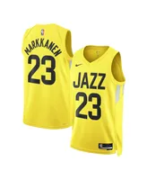 Men's and Women's Nike Lauri Markkanen Gold Utah Jazz Swingman Jersey - Association Edition