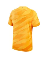 Men's Nike Yellow, Orange Liverpool 2023/24 Goalkeeper Replica Stadium Jersey