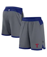 Men's Nike Gray Texas Rangers Authentic Collection Flex Vent Performance Shorts