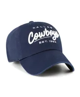 Women's '47 Brand Navy Dallas Cowboys Sidney Clean Up Adjustable Hat