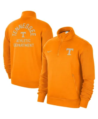 Men's Nike Tennessee Orange Volunteers Campus Athletic Department Quarter-Zip Sweatshirt