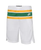 Big Boys Nike White Houston Rockets Hardwood Classics Swingman Shorts