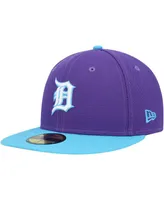 Men's New Era Purple Detroit Tigers Vice 59FIFTY Fitted Hat