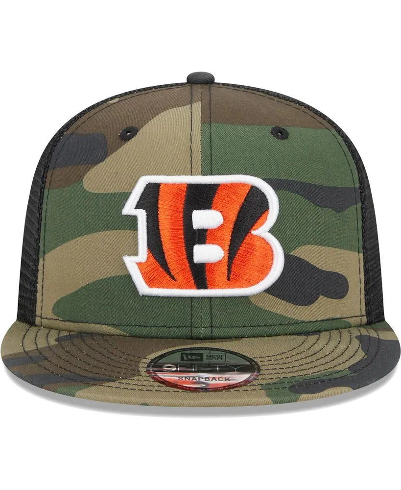 Men's New Era Camo Cincinnati Bengals Main Trucker 9FIFTY Snapback Hat