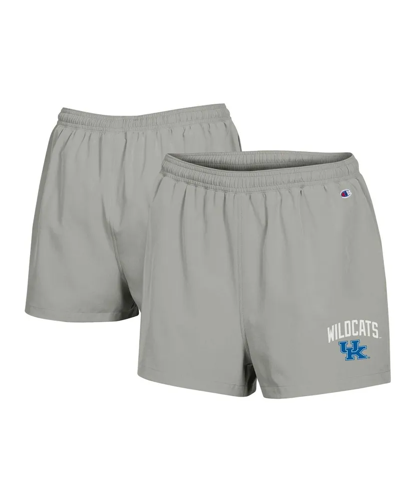 Women's Champion Gray Kentucky Wildcats Football Fan High Waist Shorts