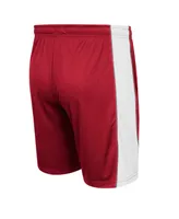 Men's Colosseum Crimson Oklahoma Sooners Panel Shorts