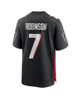 Big Boys Nike Bijan Robinson Black Atlanta Falcons Game Jersey