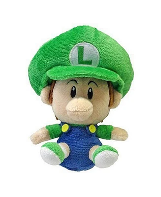 Little Buddy Super Mario Baby Luigi 6 Inch Plush