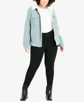 Avenue Women's Plus Size Cord Jacket