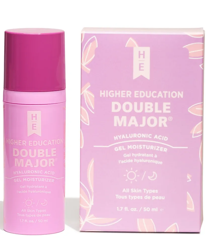 Higher Education Skincare Double Major Hyaluronic Acid Gel Moisturizer, 1.7 fl. oz.