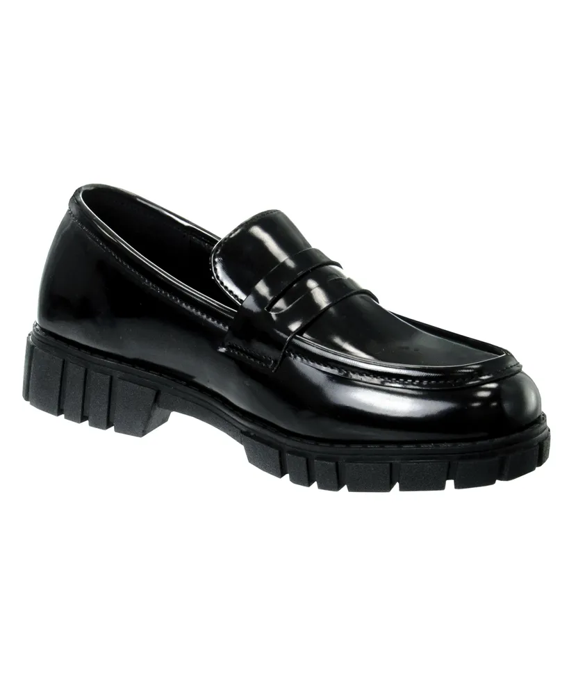 French Toast Little Girls Lug Loafers School Shoes