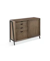 Finch 48" Wood and Metal Credenza