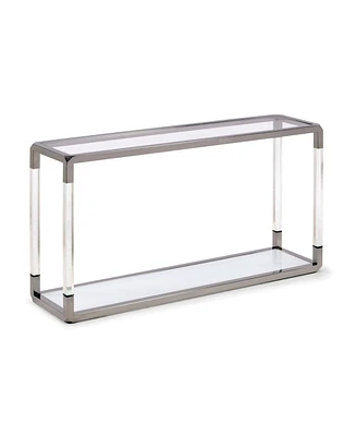 Jasper 55" Glass Console Table