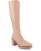 Journee Collection Women's Alondra Narrow Calf Platform Boots