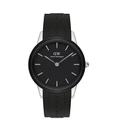 Daniel Wellington Men's Iconic Motion Automatic Black Rubber Watch 40mm