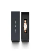 Daniel Wellington Women's Iconic Link 23K Rose Gold Pvd Plated Stainless Steel Watch 32mm