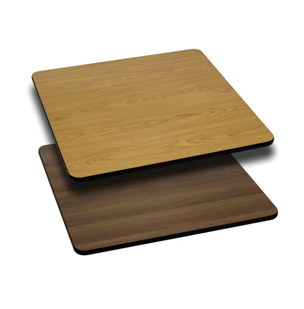 Emma+Oliver 42" Square Table Top With Reversible Laminate Top