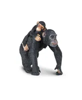 Safari Ltd Chimpanzee With Baby Wild Safari Animal Figure